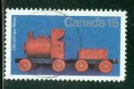 Canada 1979 Y&T 717 oblitr Nol jouet - Train de bois