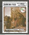 Burkina Faso 1985 - Painting by Botticelli YT Pa 314 Air mail