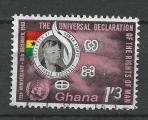 GHANA - 1963 - Yt n° 155 - Ob - Déclaration universelle des Droits de l'Homme