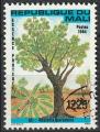 Timbre oblitr n 493(Yvert) Mali 1984 - Arbre, essence protge
