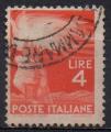 ITALIE : Y.T.492 - Flambeau - oblitr - anne 1945