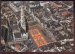 CPM neuve  Belgique BRUXELLES grand place vue arienne du tapis de fleurs 