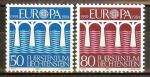 LIECHTENSTEIN N778/779** (europa 1984) - COTE 2.30 