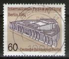 **   ALLEMAGNE  (Berlin)   60 pf  1981  YT-610  " Exposition radio "  (o)   **
