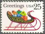 -U.A./U.S.A. 1989 - Nol/Christmas : luge & cadeaux - YT 1879 / Sc 2428 **