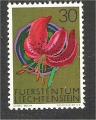 Liechtenstein - Scott 467 mh   flower / fleur