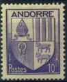 Andorre franais : n 93 x (anne 1944)
