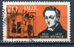 Timbre  ALLEMAGNE RDA  1963   Obl   N 659  Y&T  Personnage