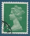 Grande-Bretagne N608A Elizabeth II 2p vert oblitr