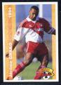 Carte PANINI Football N 118 de 1994 J. GNAKO Monaco Milieu fiche au dos