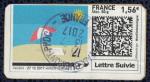 France vignette Oblitre dat Mon timbre en ligne Soleil radieux au bord de mer