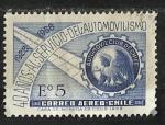 Chili  1968; Y&T 330; 5e, qurantenaire de l'automobile-club chilien