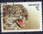 KIRGHISZISTAN N 31 o Y&T 1994 Panthre (Panthera uncia)