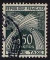Timbre Taxe oblitr n 93(Yvert) France 1960 - Gerbes