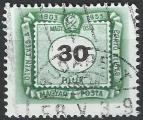 HONGRIE - 1953 - Yt TAXE n 206 - Ob - 50 ans timbre taxe 30 fi vert