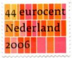Pays-Bas 2006 - Evocation abstraite de tulipe, dentel - YT 2386 