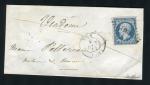 Rare lettre de Mer pour Vendôme ( 1853 ) avec un n° 10