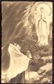 CPSM  LOURDES Apparition de la Vierge  Bernadette le 25 mars 1858