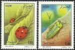 Argelia 1994.- (SC) Insectos. Y&T 1067/8**. Scott 1023/4**. Michel 1120/1**