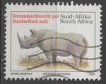 AFRIQUE DU SUD N 813 o Y&T 1993 Rhinocros (Diceros bicornis)