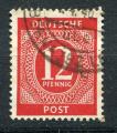 Timbre ALLEMAGNE AAS 1946  Obl  N 10  Y&T   