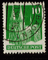 Allemagne section anglo-amricain 1948 - Y&T 48 - oblitr - cathdrale Cologne