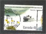 Canada - SG 1657   flower / fleur / boat / bateau