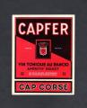 Ancienne tiquette de vin : Cap Corse " Capfer