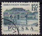 Pologne/Poland 1965 - 700 ans de Varsovie : le thatre, 1.55 Zl, obl - YT 1455 