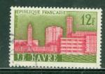 France 1958 Y&T 1152 oblitr Le Havre