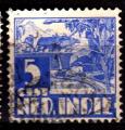 AS13 - Indes nerlandaises - Anne 1934 - Yvert n 185 - Boeufs et rizires