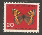 Germany - Scott B382 mint   butterfly / papillon