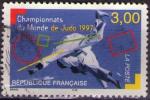 3111 - Championnats du Monde de Judo - oblitr - anne 1997