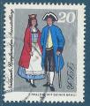 Allemagne de l'Est N2515 Expo philatlique  Halle - couple en costume oblitr