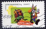 Timbre AA oblitr n 270(Yvert) France 2009 - Bugs Bunny et Daffy Duck