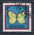 Timbre MONGOLIE  1986  Obl   N 1429   Y&T   Papillon