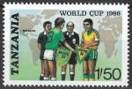 TANZANIE - 1986 - Yt n 297 - N** - Coupe du monde football Mexique