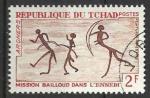 Tchad 1968; Y&T n 161; 2F peinture rupestre