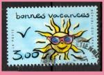 France Oblitr Yvert N3241 Bonnes vacances soleil 1999
