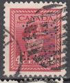 Canada 1943  Y&T  209  perfor  oblitr