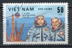 Timbre Rpublique Socialiste du VIETNAM  1983  Obl   N 412  Y&T  Astronaute