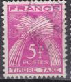 FRANCE Taxe N 85 de 1946 oblitr