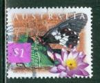 Australie 1997 Yvert 1590 oblitr Papillon