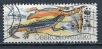 Timbre TCHECOSLOVAQUIE  1989  Obl   N 2810  Y&T  Lzard