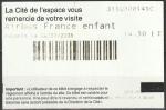Ticket d'entre Cit de l'Espace Toulouse - Cinma Imax, navette spatiale