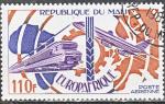 MALI PA N 234 de 1974 oblitr superbe "europafrique" thme train, avion. 