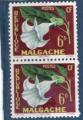 Timbre Madagascar Neuf Sans Gomme / 1959 / Y&T N336 (x2).