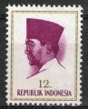 **   INDONESIE    12 rp  1964  YT-364  " Prsident Sukarno "  (N)   **   