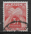 France  oblitr YT  taxe 73