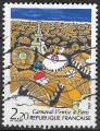 FRANCE - 1986 - Yt n 2395 - Ob - Carnaval ; Venise  Paris